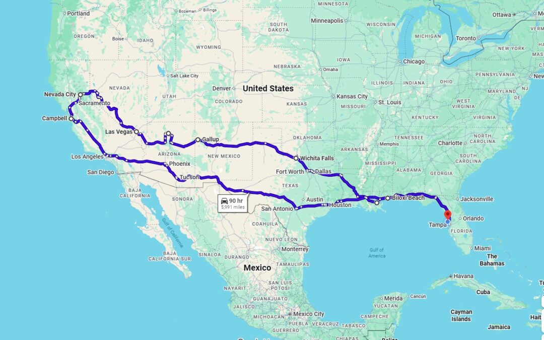 From Florida to California and Back: 6,169 Miles of Adventure in Our Jeep Gladiator
